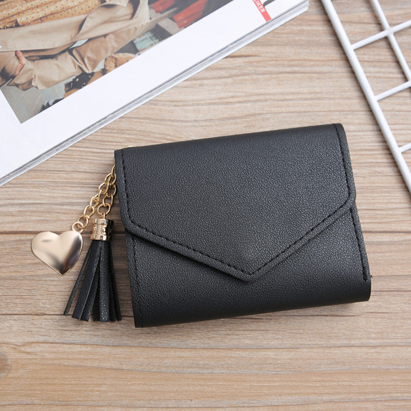 Wholesale PU Short Tassel Women's Purse